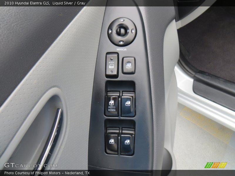Liquid Silver / Gray 2010 Hyundai Elantra GLS