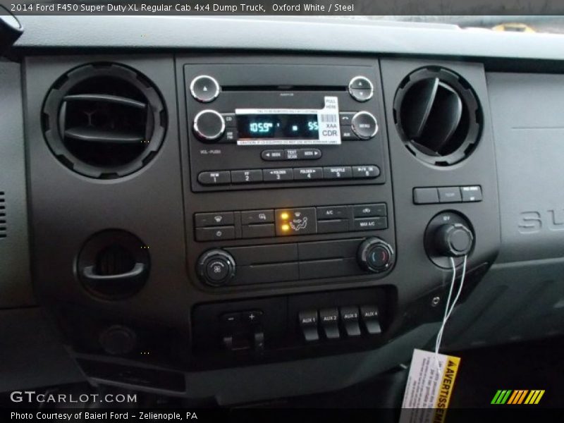 Oxford White / Steel 2014 Ford F450 Super Duty XL Regular Cab 4x4 Dump Truck