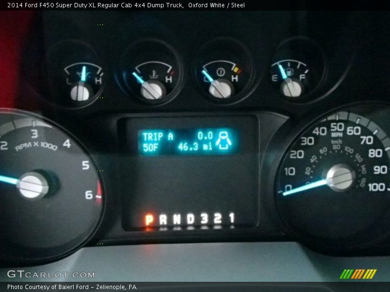 Oxford White / Steel 2014 Ford F450 Super Duty XL Regular Cab 4x4 Dump Truck