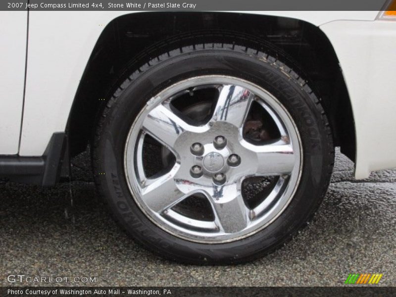 Stone White / Pastel Slate Gray 2007 Jeep Compass Limited 4x4