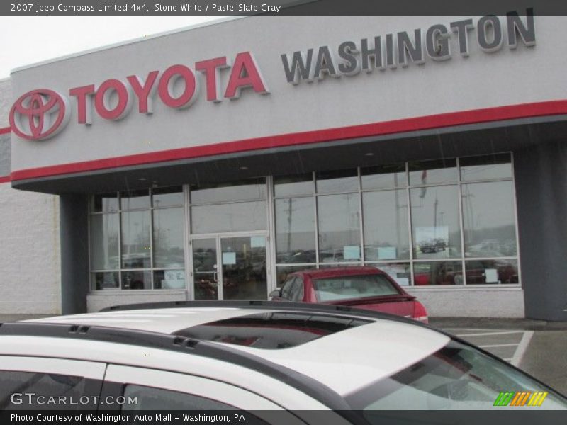 Stone White / Pastel Slate Gray 2007 Jeep Compass Limited 4x4