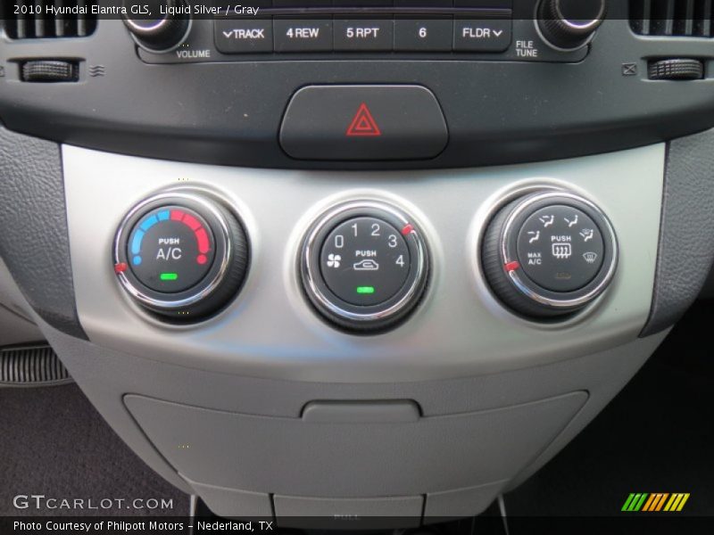 Liquid Silver / Gray 2010 Hyundai Elantra GLS