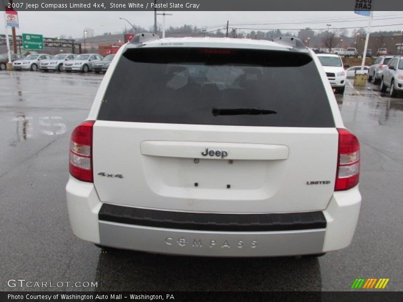 Stone White / Pastel Slate Gray 2007 Jeep Compass Limited 4x4