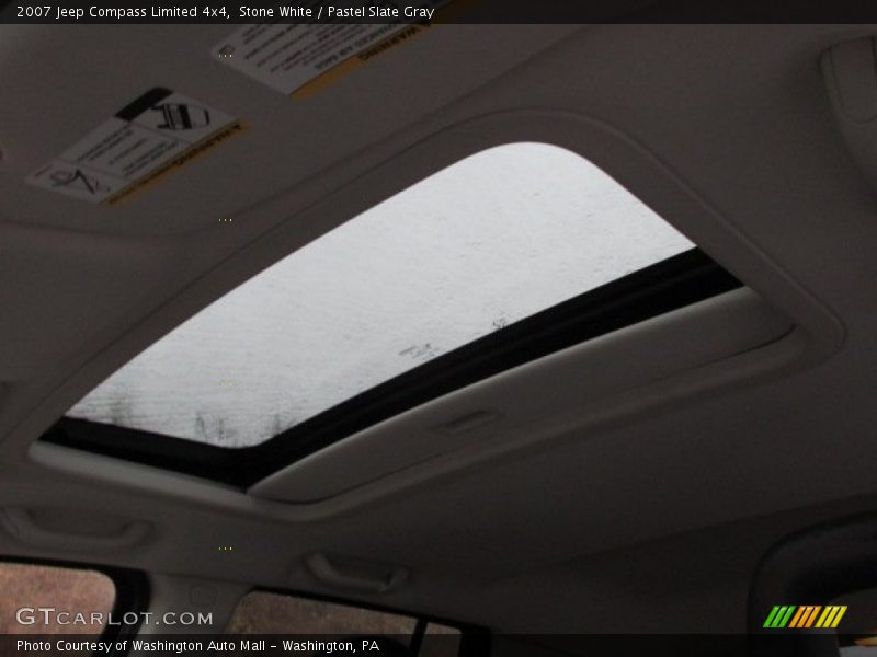 Stone White / Pastel Slate Gray 2007 Jeep Compass Limited 4x4