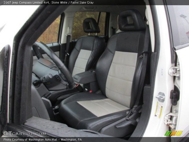 Stone White / Pastel Slate Gray 2007 Jeep Compass Limited 4x4