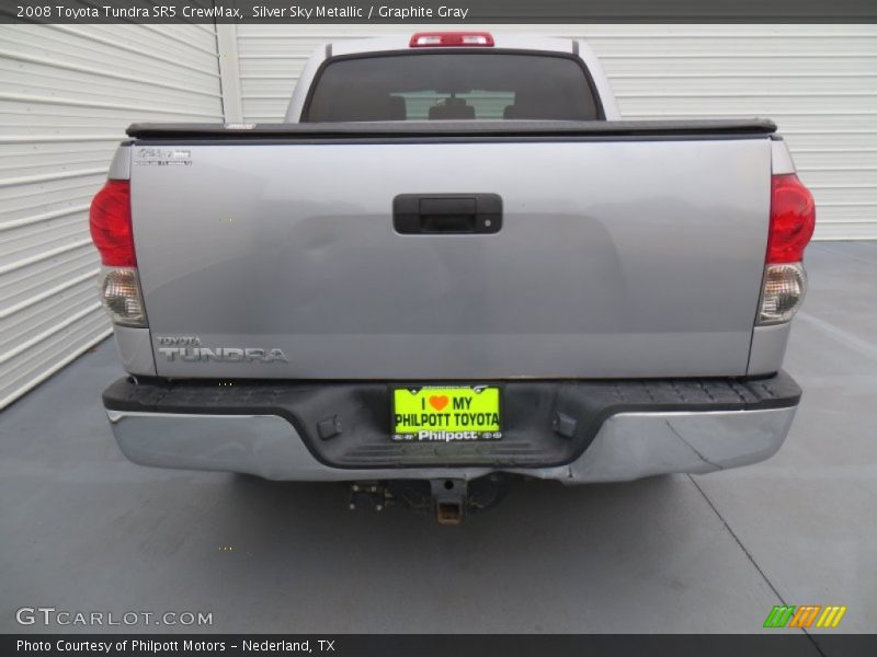 Silver Sky Metallic / Graphite Gray 2008 Toyota Tundra SR5 CrewMax