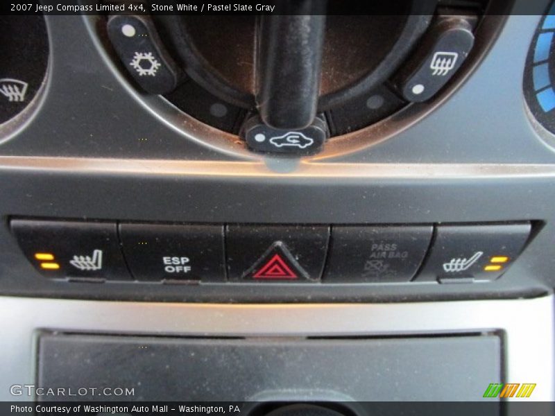 Stone White / Pastel Slate Gray 2007 Jeep Compass Limited 4x4