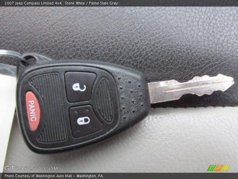 Stone White / Pastel Slate Gray 2007 Jeep Compass Limited 4x4
