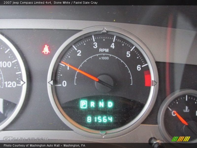 Stone White / Pastel Slate Gray 2007 Jeep Compass Limited 4x4