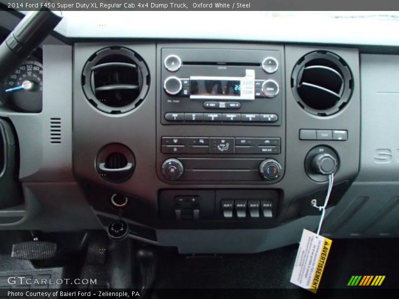 Controls of 2014 F450 Super Duty XL Regular Cab 4x4 Dump Truck