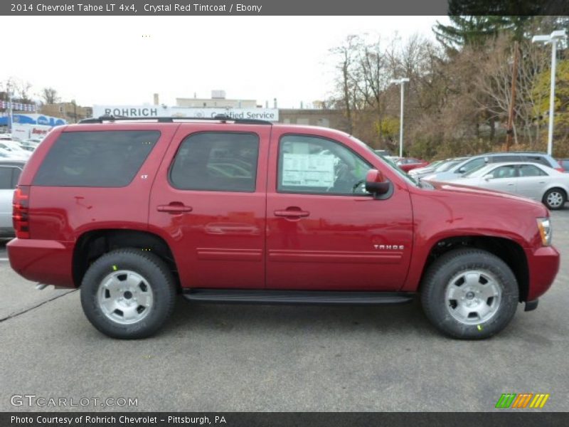 Crystal Red Tintcoat / Ebony 2014 Chevrolet Tahoe LT 4x4