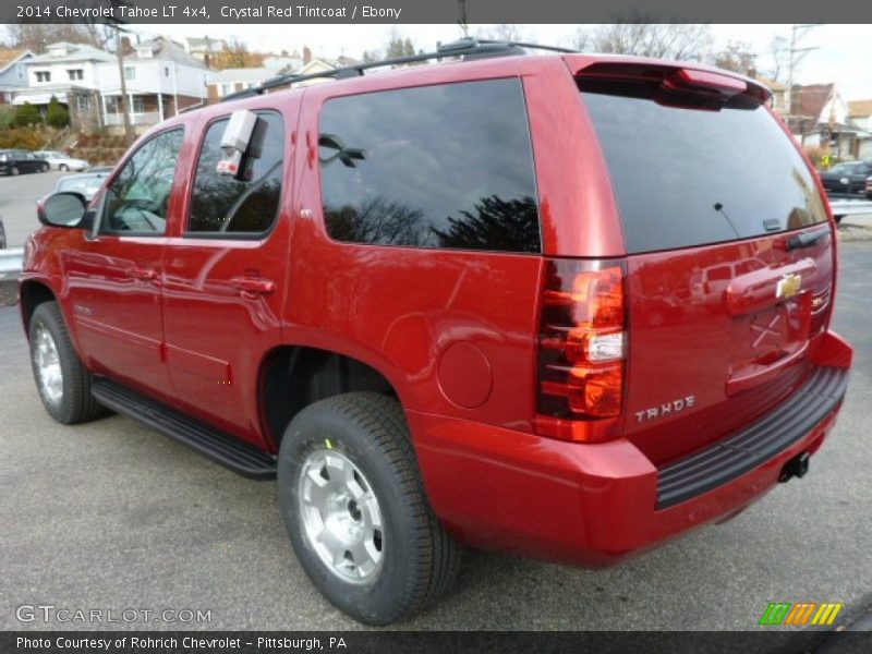 Crystal Red Tintcoat / Ebony 2014 Chevrolet Tahoe LT 4x4