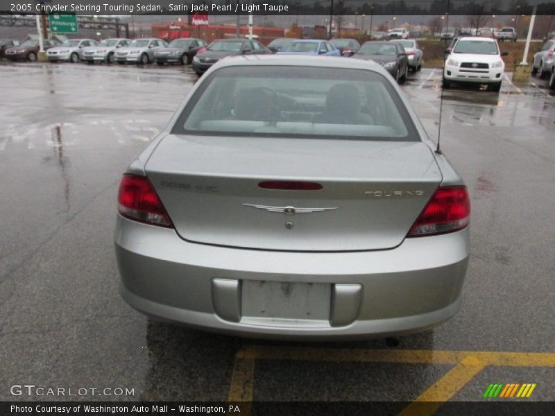 Satin Jade Pearl / Light Taupe 2005 Chrysler Sebring Touring Sedan