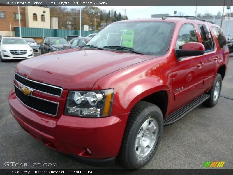 Crystal Red Tintcoat / Ebony 2014 Chevrolet Tahoe LT 4x4