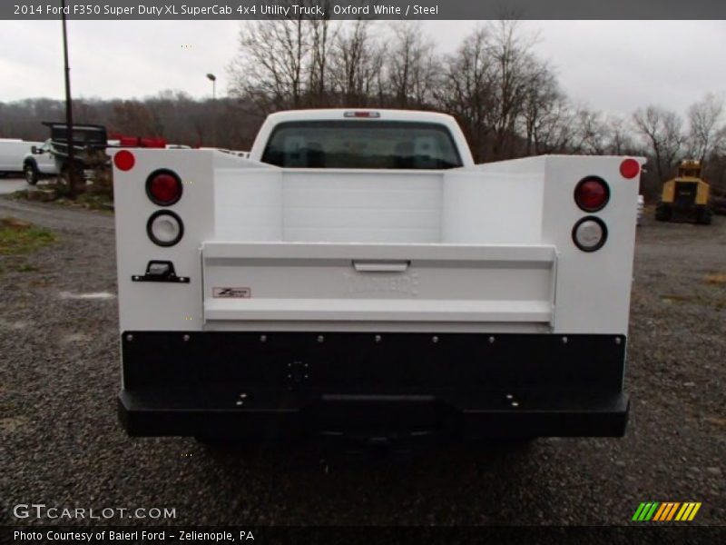Oxford White / Steel 2014 Ford F350 Super Duty XL SuperCab 4x4 Utility Truck