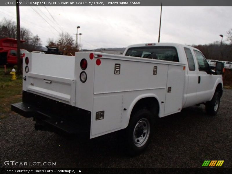 Oxford White / Steel 2014 Ford F350 Super Duty XL SuperCab 4x4 Utility Truck
