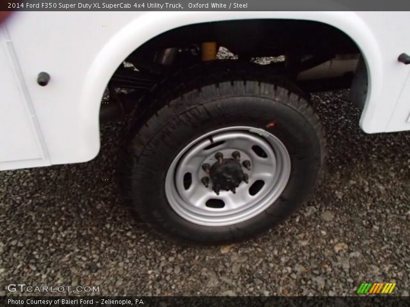 Oxford White / Steel 2014 Ford F350 Super Duty XL SuperCab 4x4 Utility Truck