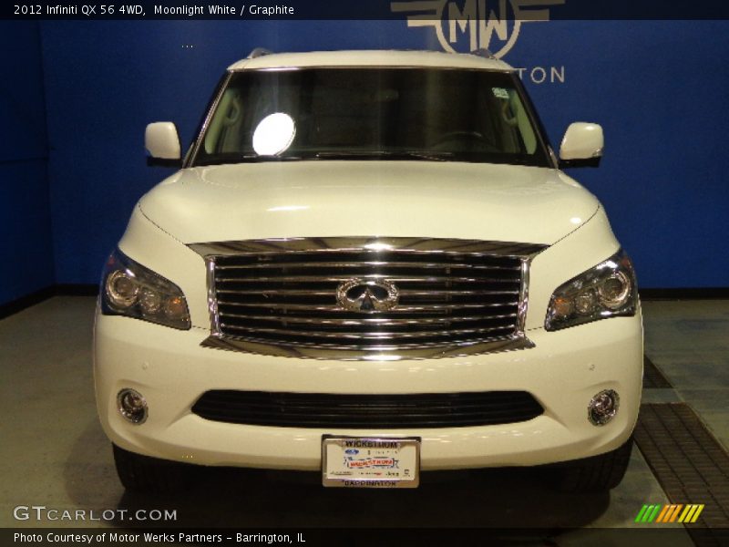 Moonlight White / Graphite 2012 Infiniti QX 56 4WD