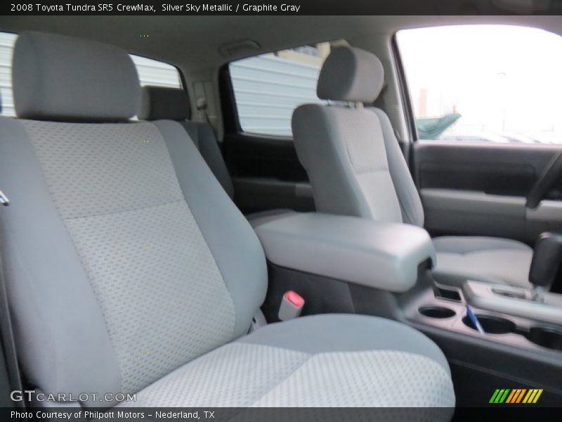 Silver Sky Metallic / Graphite Gray 2008 Toyota Tundra SR5 CrewMax