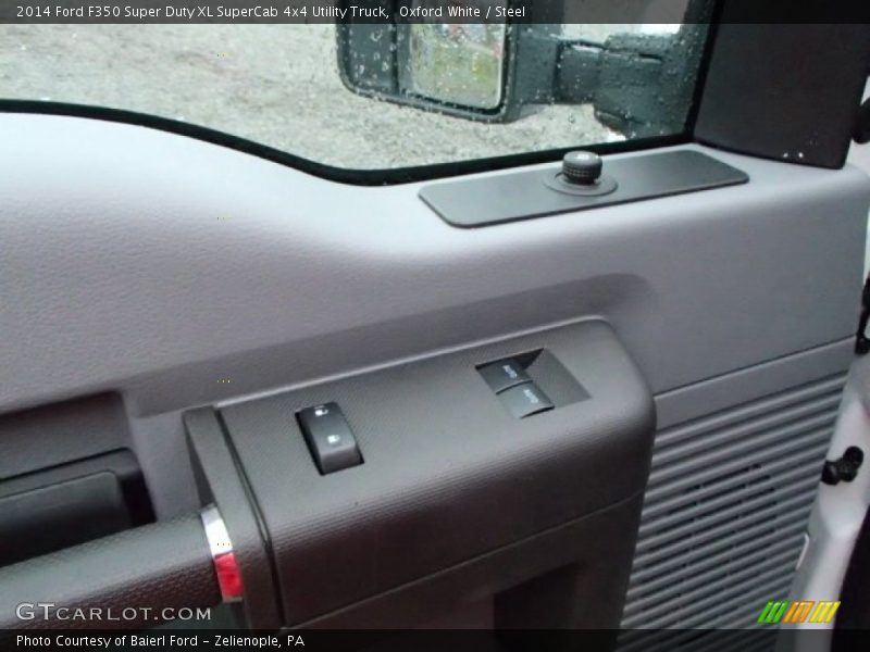 Oxford White / Steel 2014 Ford F350 Super Duty XL SuperCab 4x4 Utility Truck