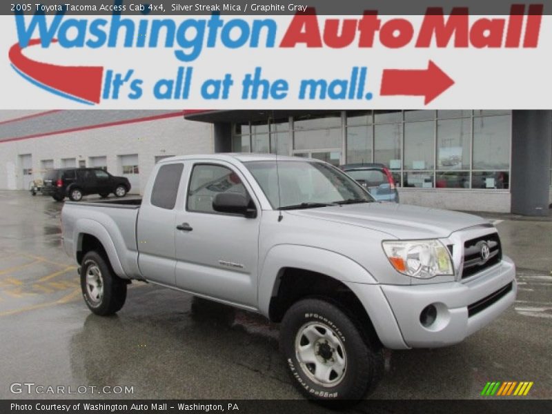 Silver Streak Mica / Graphite Gray 2005 Toyota Tacoma Access Cab 4x4