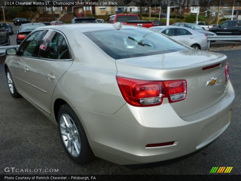 Champagne Silver Metallic / Jet Black 2014 Chevrolet Malibu LT