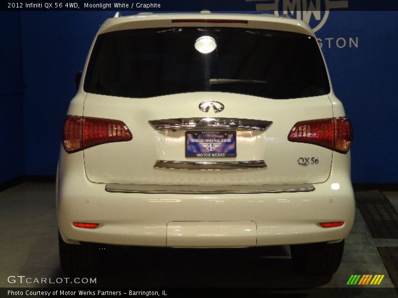 Moonlight White / Graphite 2012 Infiniti QX 56 4WD