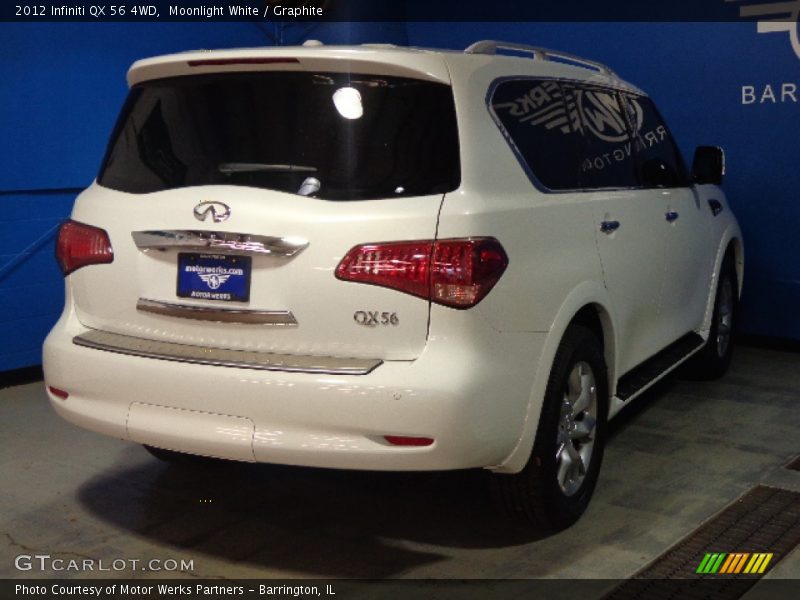 Moonlight White / Graphite 2012 Infiniti QX 56 4WD