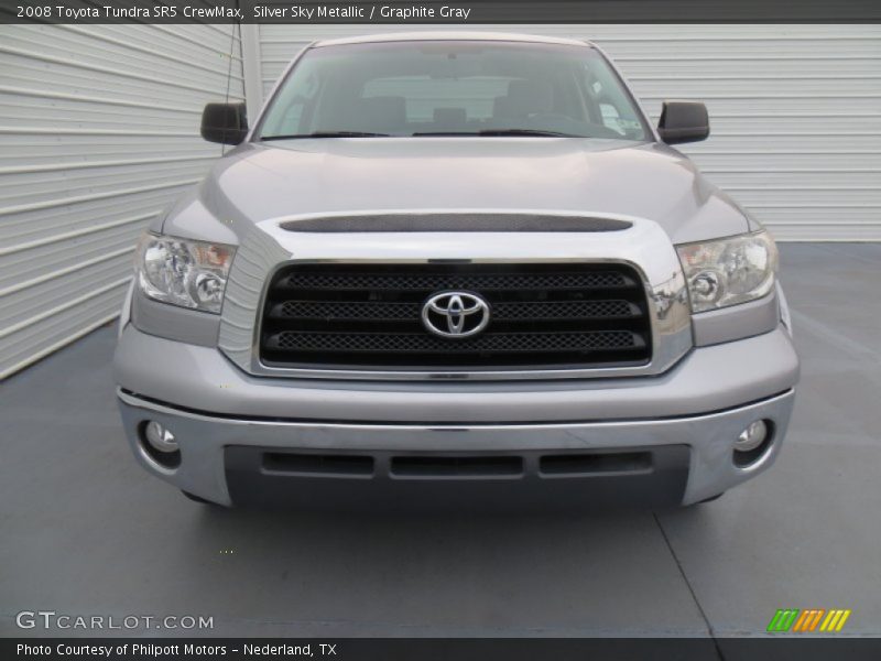 Silver Sky Metallic / Graphite Gray 2008 Toyota Tundra SR5 CrewMax