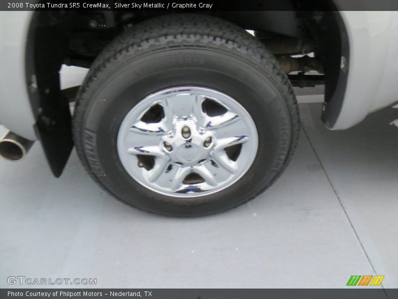 Silver Sky Metallic / Graphite Gray 2008 Toyota Tundra SR5 CrewMax