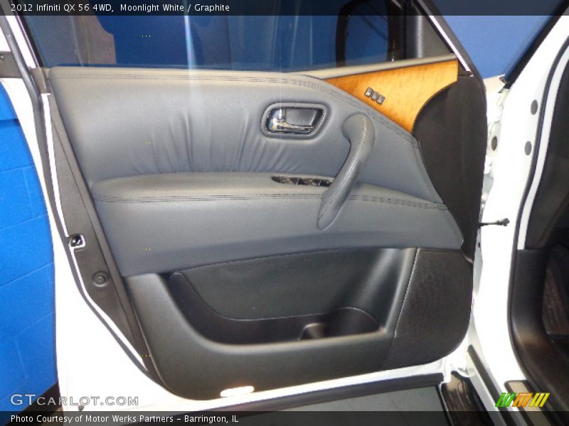 Moonlight White / Graphite 2012 Infiniti QX 56 4WD