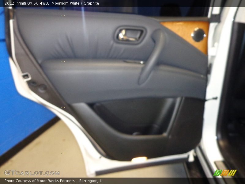 Moonlight White / Graphite 2012 Infiniti QX 56 4WD