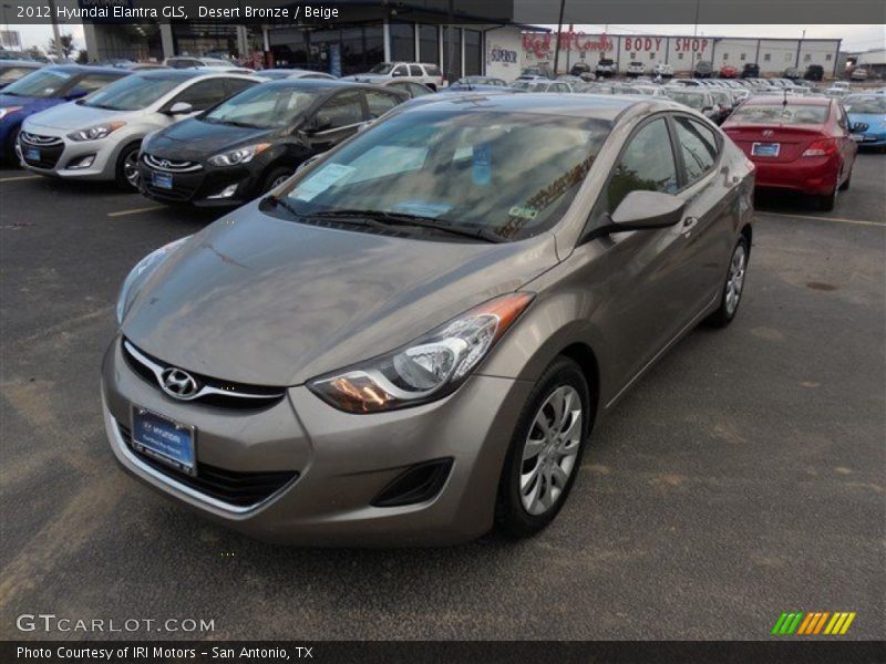 Desert Bronze / Beige 2012 Hyundai Elantra GLS