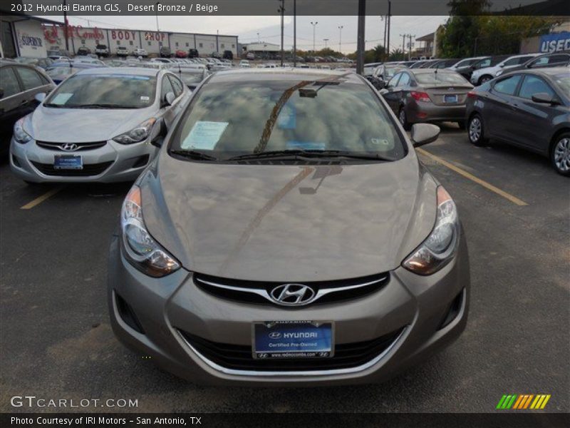 Desert Bronze / Beige 2012 Hyundai Elantra GLS