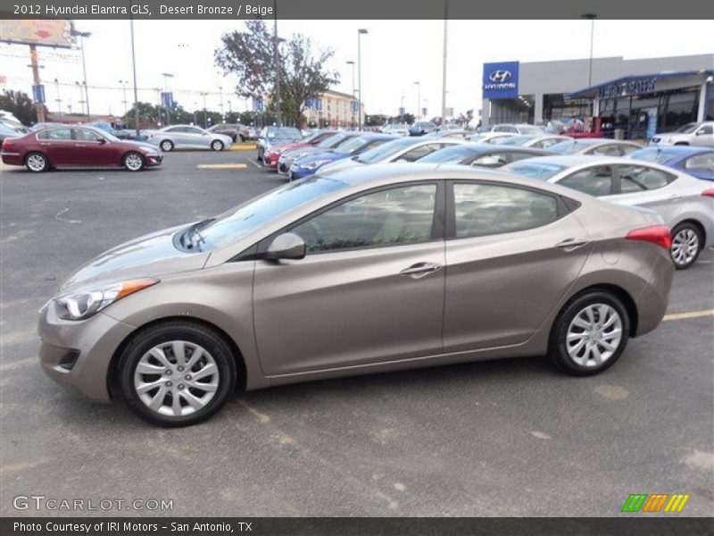 Desert Bronze / Beige 2012 Hyundai Elantra GLS