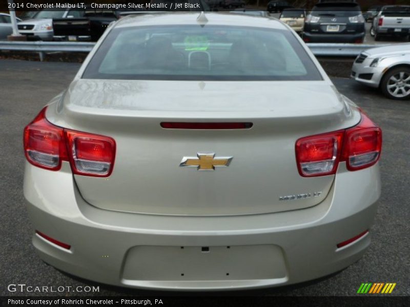 Champagne Silver Metallic / Jet Black 2014 Chevrolet Malibu LT