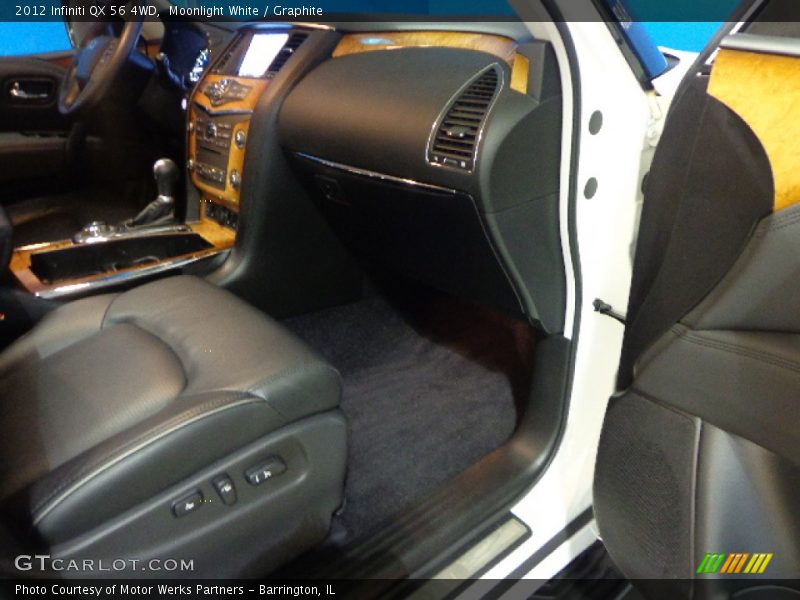 Moonlight White / Graphite 2012 Infiniti QX 56 4WD