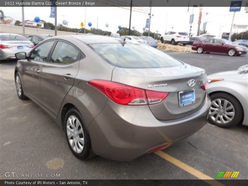 Desert Bronze / Beige 2012 Hyundai Elantra GLS