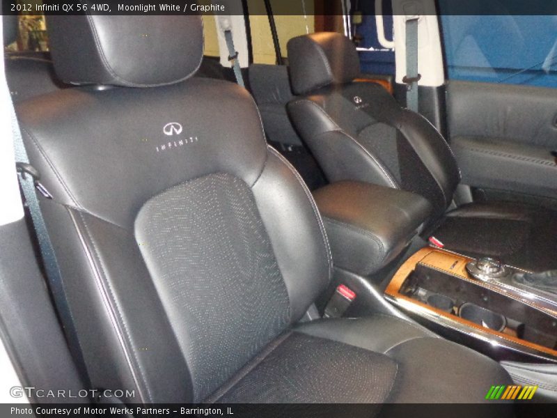 Moonlight White / Graphite 2012 Infiniti QX 56 4WD