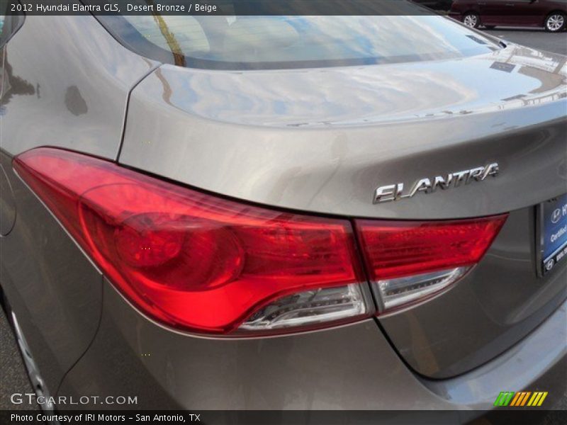 Desert Bronze / Beige 2012 Hyundai Elantra GLS