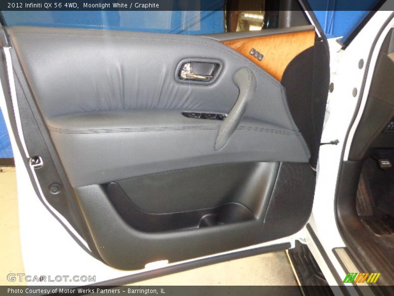 Moonlight White / Graphite 2012 Infiniti QX 56 4WD