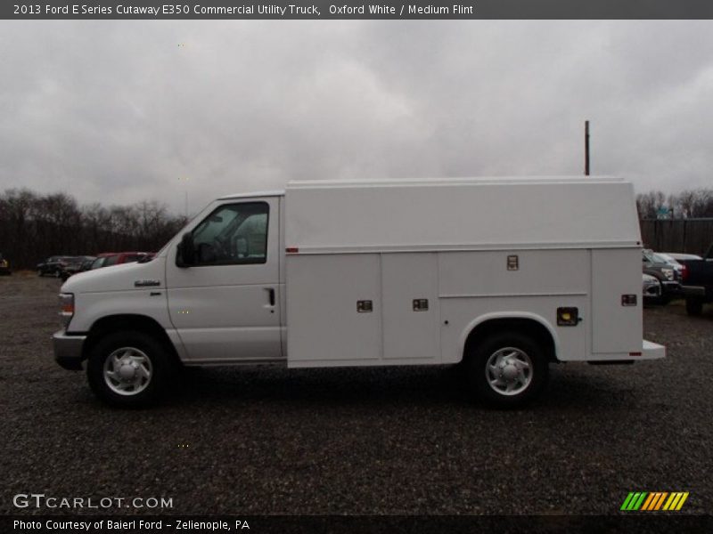 Oxford White / Medium Flint 2013 Ford E Series Cutaway E350 Commercial Utility Truck