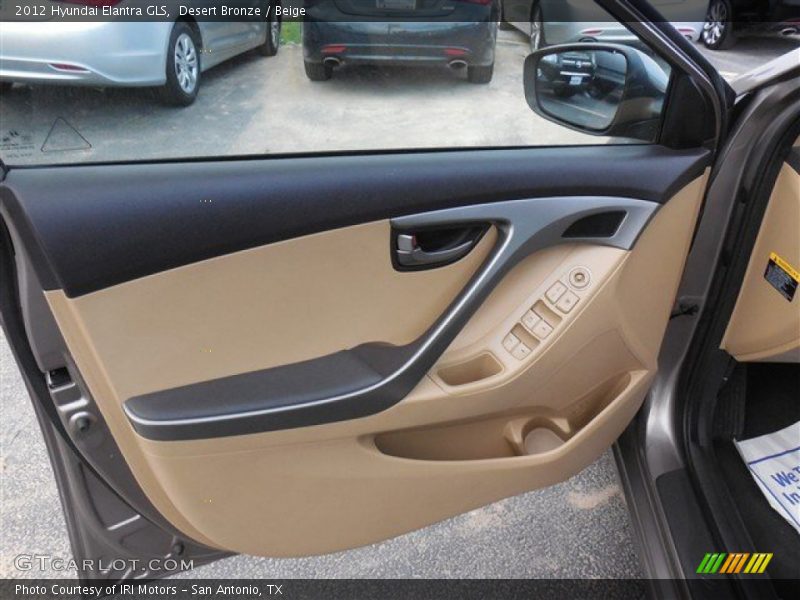 Desert Bronze / Beige 2012 Hyundai Elantra GLS