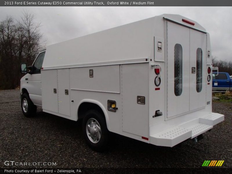 Oxford White / Medium Flint 2013 Ford E Series Cutaway E350 Commercial Utility Truck