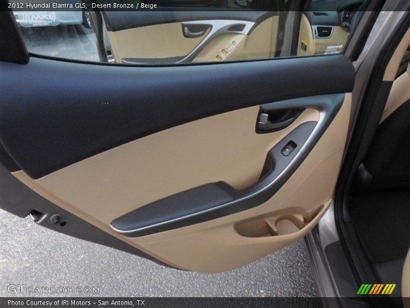 Desert Bronze / Beige 2012 Hyundai Elantra GLS