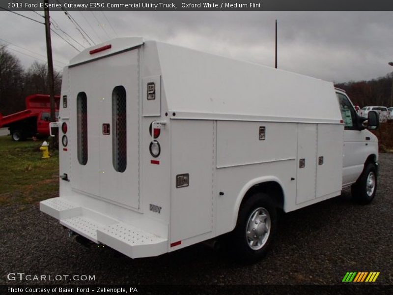 Oxford White / Medium Flint 2013 Ford E Series Cutaway E350 Commercial Utility Truck