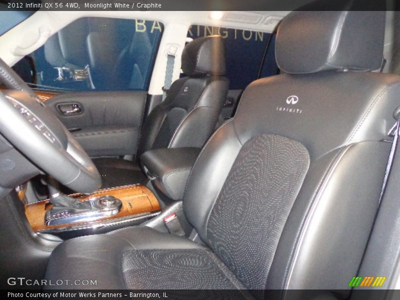 Moonlight White / Graphite 2012 Infiniti QX 56 4WD