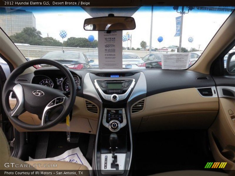 Desert Bronze / Beige 2012 Hyundai Elantra GLS