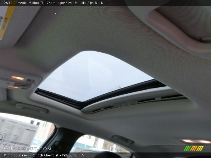 Champagne Silver Metallic / Jet Black 2014 Chevrolet Malibu LT