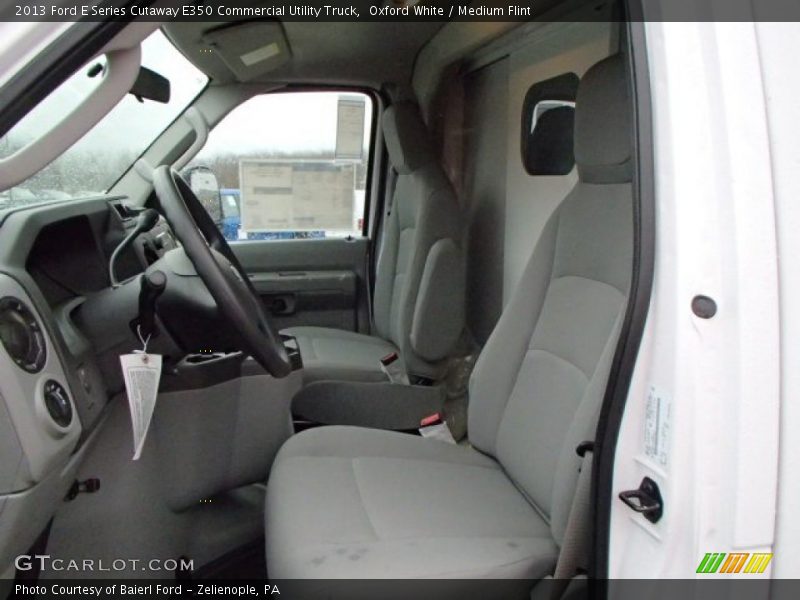 Oxford White / Medium Flint 2013 Ford E Series Cutaway E350 Commercial Utility Truck
